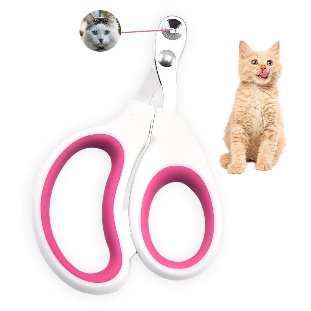 Cat Nail Clippers, Ergonomic and Safe, Rose Red