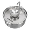 SIXRUN Stainless Steel Cat Water Fountain, 3.2 L, Automatic Circulating Pet Water Dispenser view 1