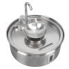 SIXRUN Stainless Steel Cat Water Fountain, 3.2 L, Automatic Circulating Pet Water Dispenser view 2