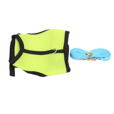 Yctze Adjustable Mesh Harness with Leash for Rabbits and Guinea Pigs (Fruit Green)