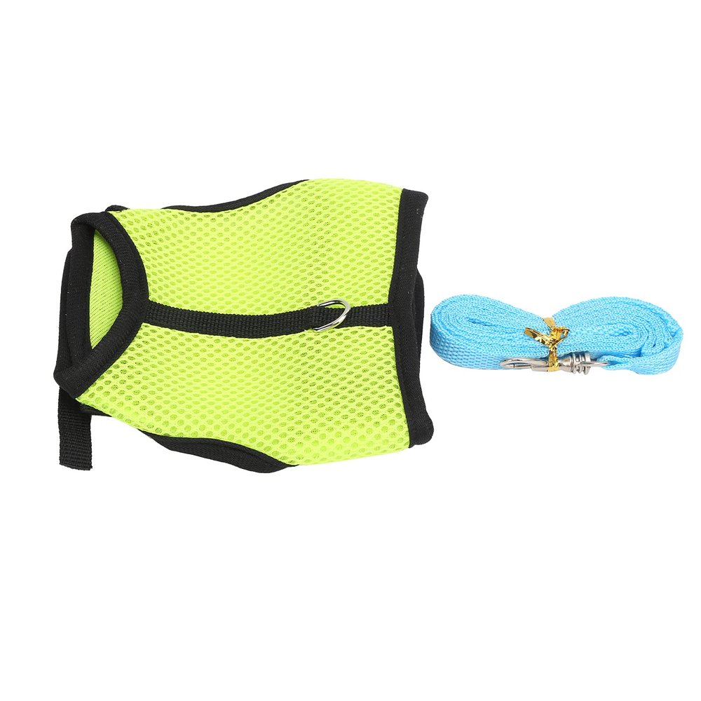 Yctze Adjustable Mesh Harness with Leash for Rabbits and Guinea Pigs (Fruit Green)