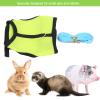 Yctze Adjustable Mesh Harness with Leash for Rabbits and Guinea Pigs (Fruit Green) view 4