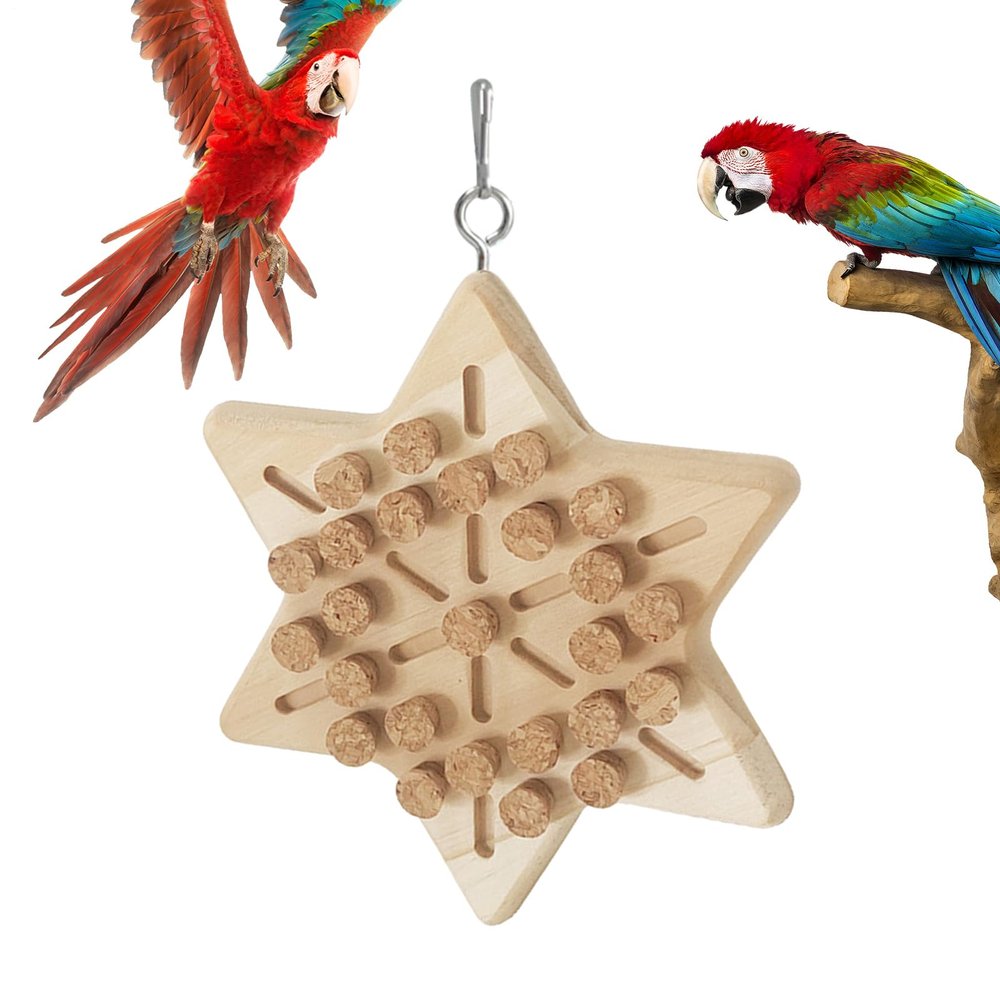 Natural Bird Toy - Chewing Cork