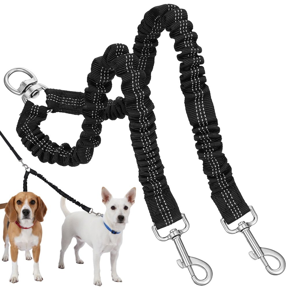 Dual Dog Leash for 2 Dogs