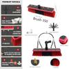 Telescopic Glass Cleaning Brush with Rotating Head for Solar Panels and Outdoor Areas view 3