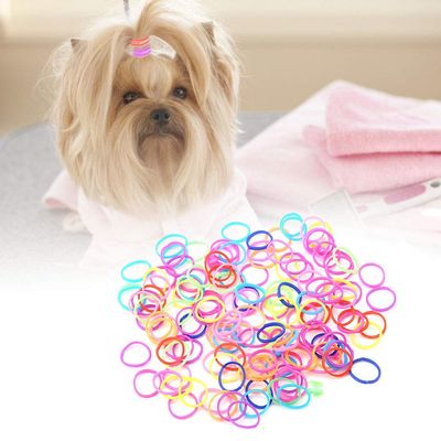 Yctze Vibrant Pet Hair Ties - 100 Pack
