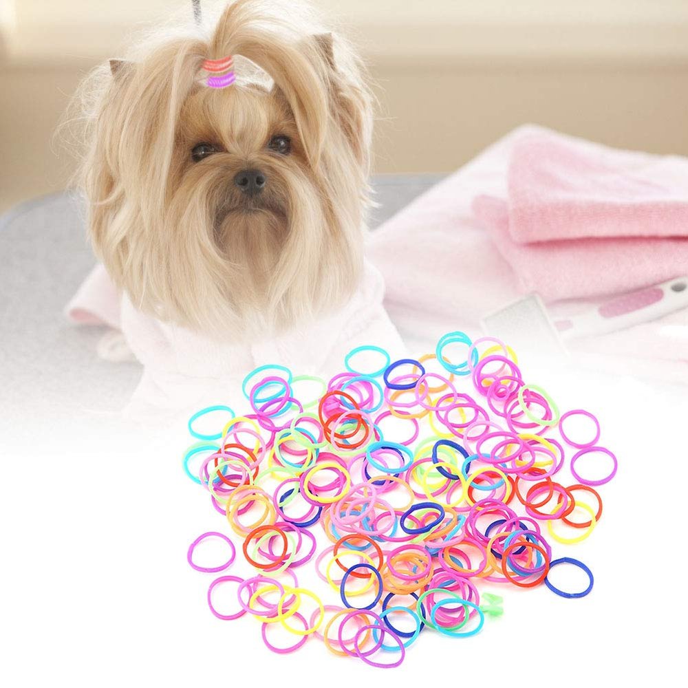 Yctze Vibrant Pet Hair Ties - 100 Pack