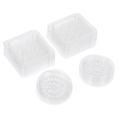 Plastic Eyelash Glue Holders, 40 Pieces, White
