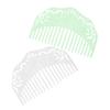 STOBAZA 2-Piece Women's Acetate Side Hair Comb, Chinese Style view 1