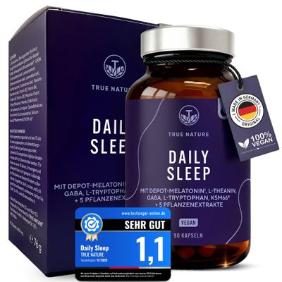 TRUE NATURE Daily Sleep Capsules – the Original 14-in-1 Active Ingredient Complex