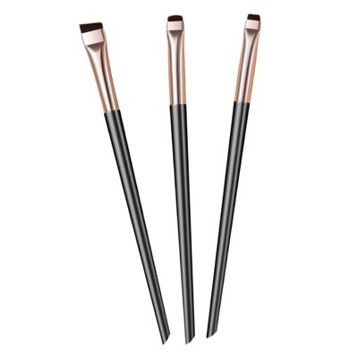 1-Piece Angled Eyeliner Brush for Precise Lines, Nylon ABS