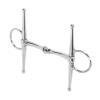 FRELEAN Full Cheek Horse Snaffle Bit, 125 mm Stainless Steel Jointed Bit view 3