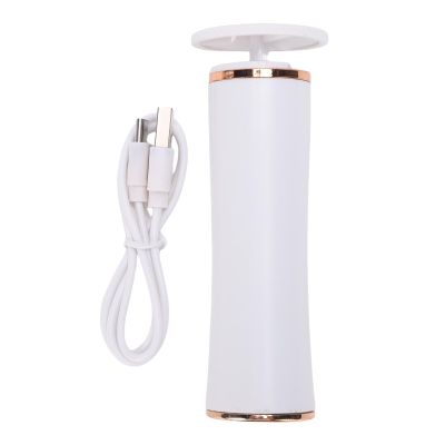 Brrnoo Professional Electric Callus Remover Set for Smooth, Soft Feet, Pedicure Tool for Home or Salon (White)