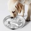 22 cm Stainless Steel Slow Feeder Dog Bowl, Non-Slip Labyrinth Bowl (Bone) view 4