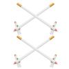4-Pack White Beard Contour Pencils with Built-In Sharpener view 1