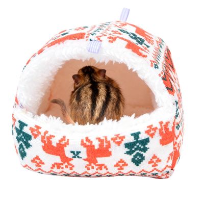 Hamster Bed Plush Hideaway for Small Pets