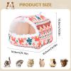 Hamster Bed Plush Hideaway for Small Pets view 2