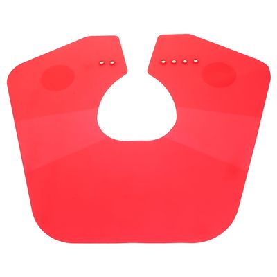Alipis Silicone Haircutting Collar for Hairdressing, Red