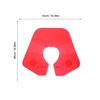 Alipis Silicone Haircutting Collar for Hairdressing, Red view 4