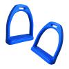 Weather-Resistant Plastic Horse Stirrups with Non-Slip Rubber Pads view 1
