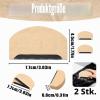 2-Piece Cashmere and Wool Comb Set, Beech Wood Lint and Pilling Remover view 2
