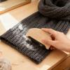 2-Piece Cashmere and Wool Comb Set, Beech Wood Lint and Pilling Remover view 4