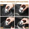 Steel Wool Sponge Pot Scrubber Set with Handle, Stainless Steel Wire, for Pots, Pans, Grills & Sinks (A×8) view 4