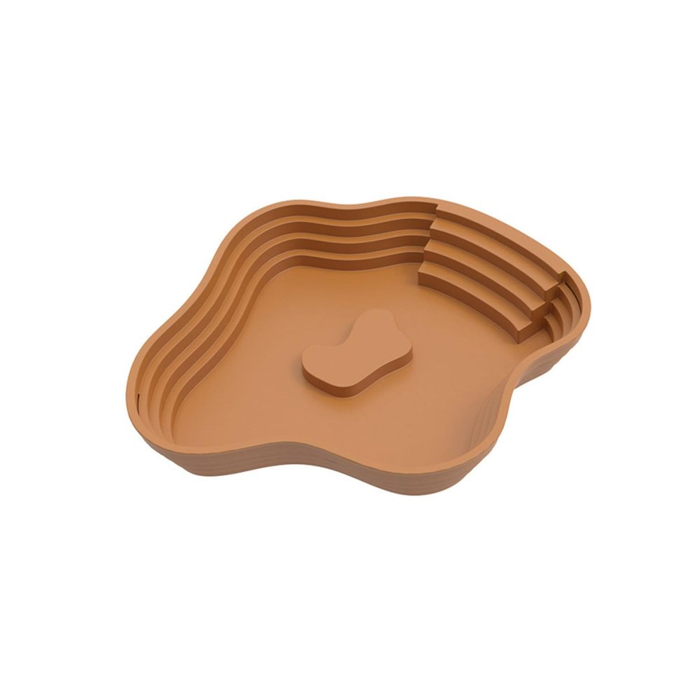 Gissroys Spacious Reptile Water and Food Bowl with Non-Slip Ramp