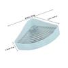 Triangular Ceramic Small-Animal Toilet, Removable, Rust-Resistant view 2