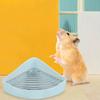 Triangular Ceramic Small-Animal Toilet, Removable, Rust-Resistant view 4