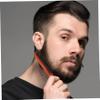 2-Piece Hair and Beard Brush Set with Boar Bristles and Wooden Handles view 3