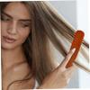 2-Piece Hair and Beard Brush Set with Boar Bristles and Wooden Handles view 4
