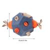 Treat-Dispensing Dog Toy Ball for Dental Cleaning view 2