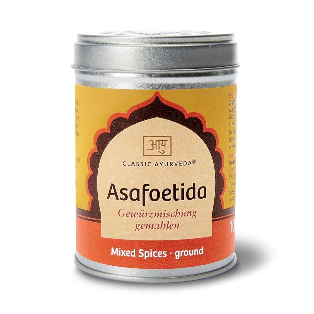 Classic Ayurveda Asafoetida Spice Blend with Fenugreek Seeds, 100 g