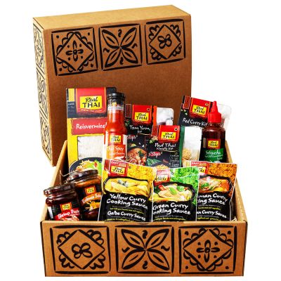 Real Thai Asia Gift Box: Authentic Thai Food Gift Set with 11 Specialties