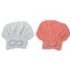 Coral Fleece Hair-Drying Caps, 2-Pack for Women view 1