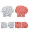 Coral Fleece Hair-Drying Caps, 2-Pack for Women view 4