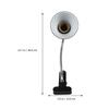 BESTonZON Reptile Heat Lamp Fixture with Wide Opening and E27 Socket view 4