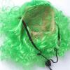 Funny Cat Dog Green Curly Wig Costume view 3