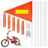 Adjustable Bicycle Safety Flag, Reflective Wimpel Set, 30 x 30 x 20 cm view 1