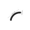 FOMIYES 100-Piece Silicone Eyelash Curler Refill Pads, Soft Black Inserts view 2