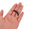 FOMIYES 100-Piece Silicone Eyelash Curler Refill Pads, Soft Black Inserts view 4