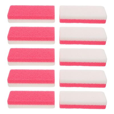 SHERCHPRY Double-Sided Foot Pumice Stone, 10-Pack