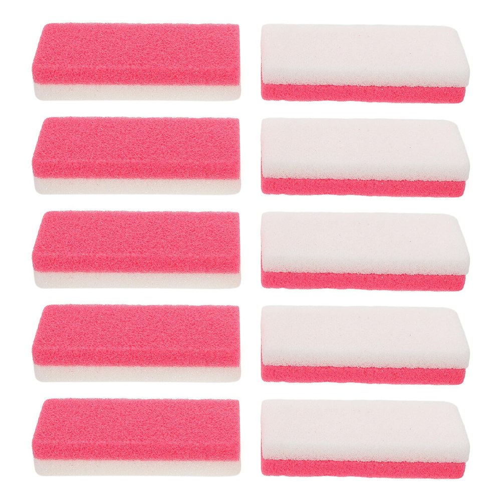 SHERCHPRY Double-Sided Foot Pumice Stone, 10-Pack