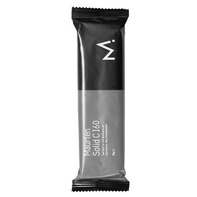 Maurten Solid 160C Cocoa Energy Bars – 12-Count Box of Mini Oat- and Rice-Based Bars with 40 g Carbs for Cycling and Marathon