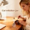 Cat Whisker Storage Container - Transparent Keepsake for Pet Loss view 2