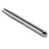 TOPINCN Mini Titanium Alloy Tweezers, Safe and Practical Outdoor Survival Tool for Camping (SILVER) view 2