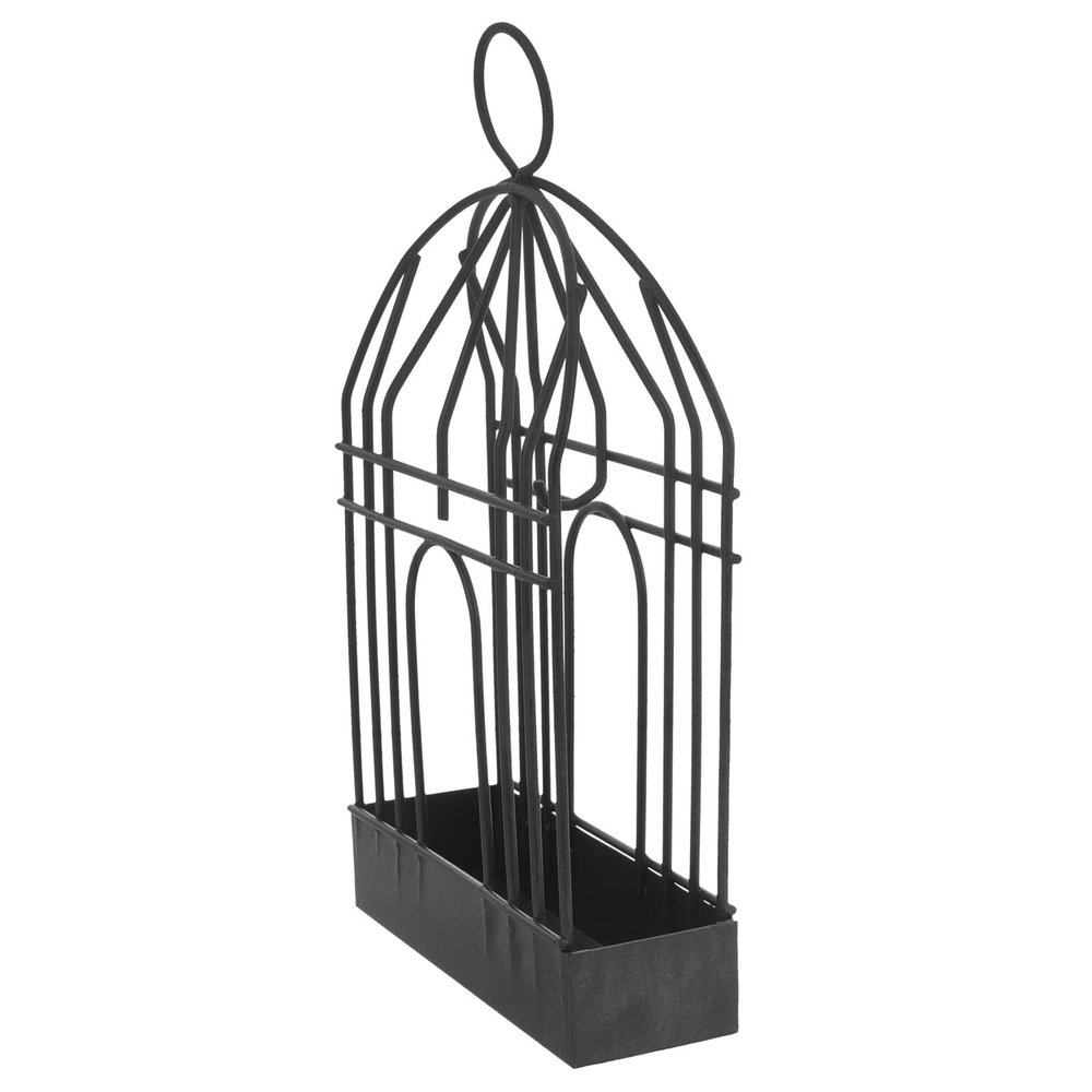 ARTIBETTER Retro Iron Birdcage Spiral Holder