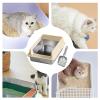 Leakproof Cat Litter Box, Small and Large, Easy to Clean view 4