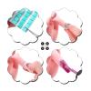 Xiuganpo Nail Art Practice Hand, Flexible Mannequin Hand for At-Home Nail Studio, ABS Silicone view 2
